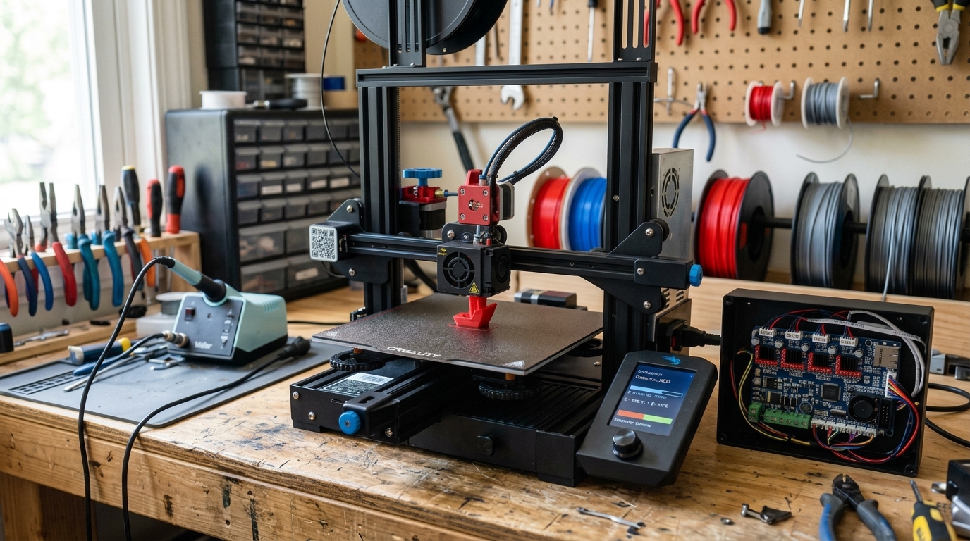 Full Customized Ender 3 V2 Build with Micro Swiss Direct Drive and BigTreeTech SKR Mini E3 V3.0 Motherboard